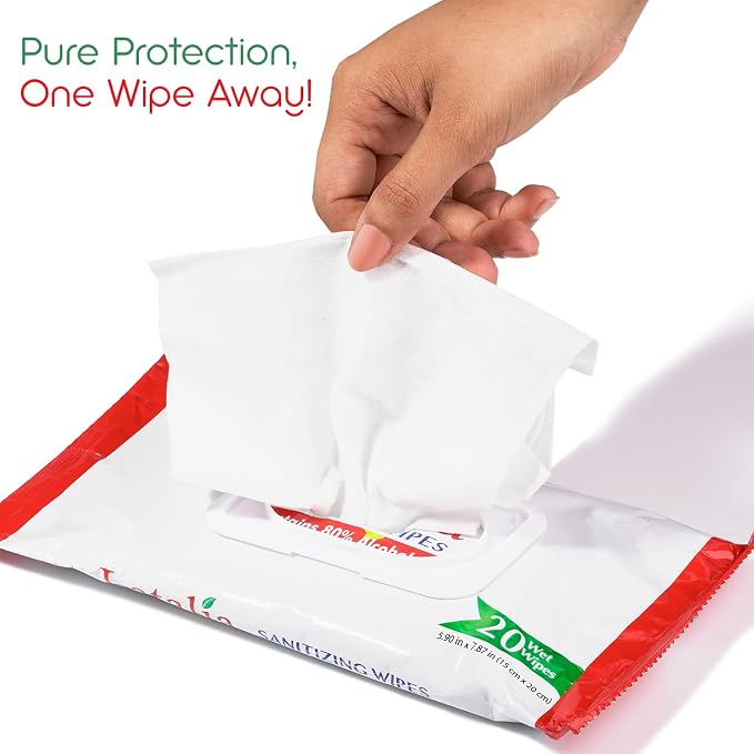 Hand Wipes | 80% Alcohol Hand Sanitizer Wipes - Image 5