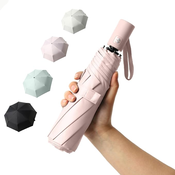 BAODINI Small UV Protection Travel Umbrella Compact by BAODINI