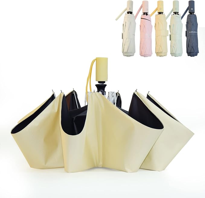 SY COMPACT Umbrella Automatic Travel Waterproof Light Folding Umbrellas Easy - Image 2
