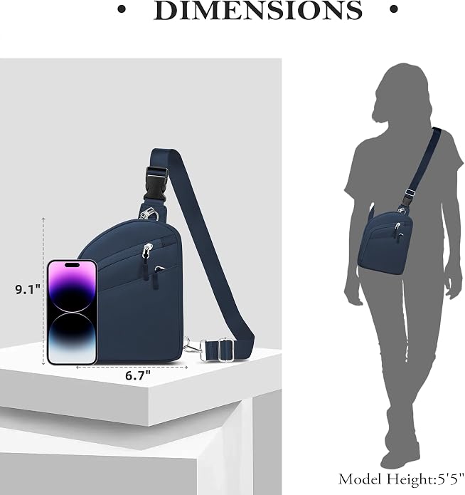TOPEAST Anti Theft Crossbody Bag - Image 3