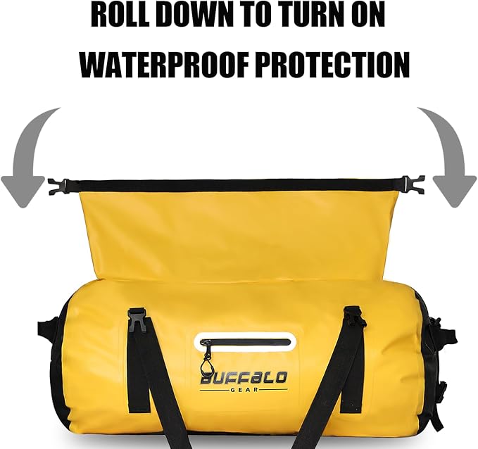 Buffalo Gear Waterproof Duffle Bag 40L 60L 80L Roll-top Dry Bag Heavy Duty - Image 6
