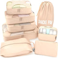 Shacke 8 Set Packing Cubes for Travel Lightweight Luggage Organizer by Shacke