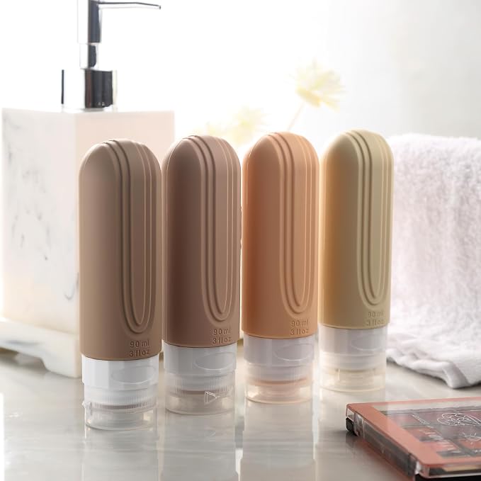 Travel Bottles for Toiletries, Tsa Approved 3oz Travel Size Containers BPA Free - Image 9