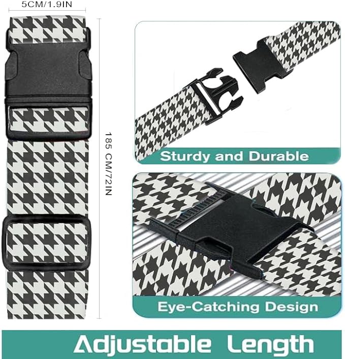 Luggage Straps for Suitcases Travel Belt Accessories, Cute Suitcase Strap - Image 5