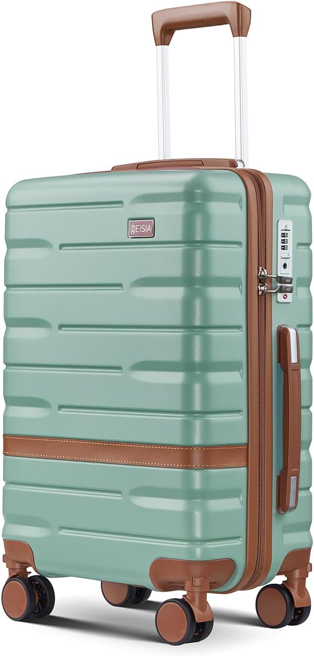 Luggage Sets 3 Piece with TSA Lock Hardside PC+ABS Carry On Suitcase with YKK by Unknown