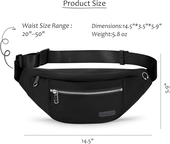 MAXTOP Large Crossbody Fanny Pack - Image 5