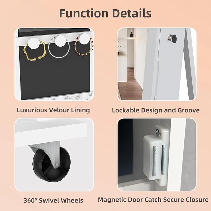 RQZ 360° Rotating Jewelry Organizer - Image 6