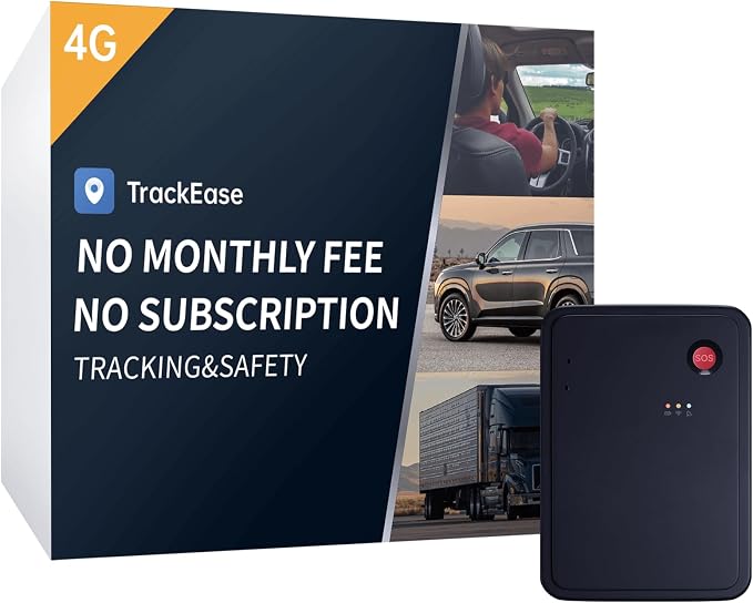 GPS Tracker for Vehicles, No Monthly Fee, No Subscription, 120-Days Long by VITALGLOW