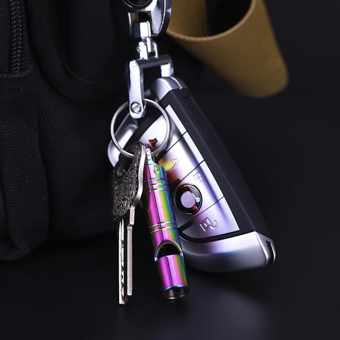 Whistle Emergency Titanium Whistle, Survival Loud Whistle Safety Whistle - Image 6