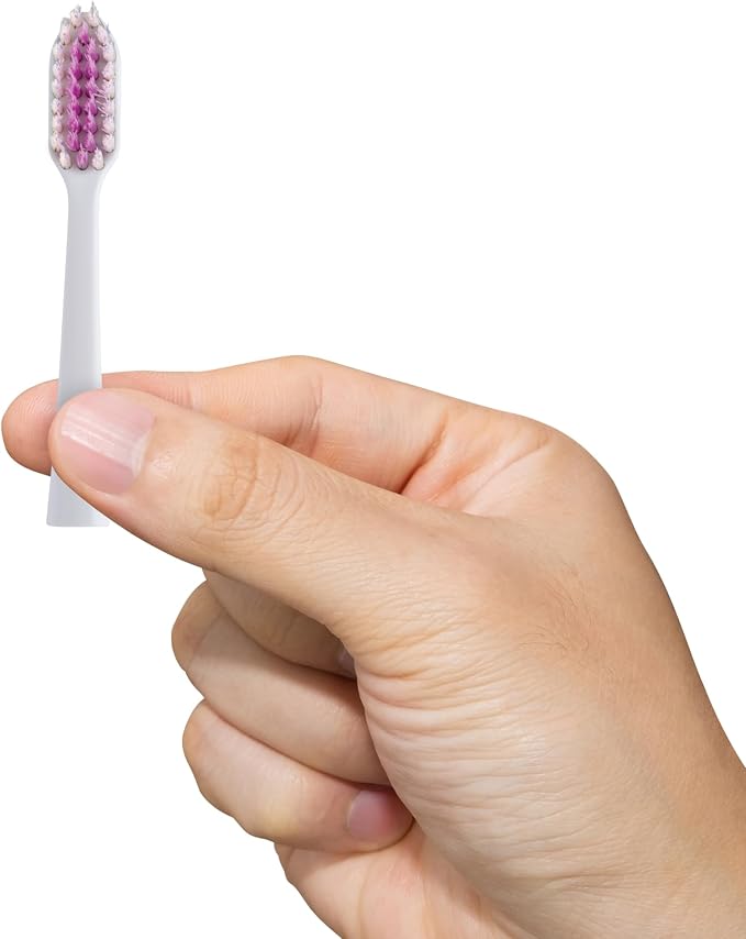 GUM Sonic Powered Toothbrush Refills, Tapered Bristles Clean Below The Gumline - Image 4