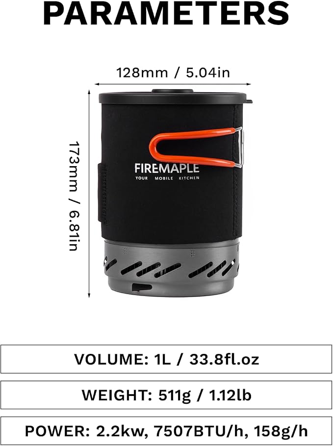 Fire-Maple "Fixed Star 1" Backpacking and Camping Stove System | Outdoor - Image 6