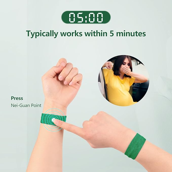 Motion Sickness Wristband, Anti-Nausea Acupressure Wrist Band - Image 4