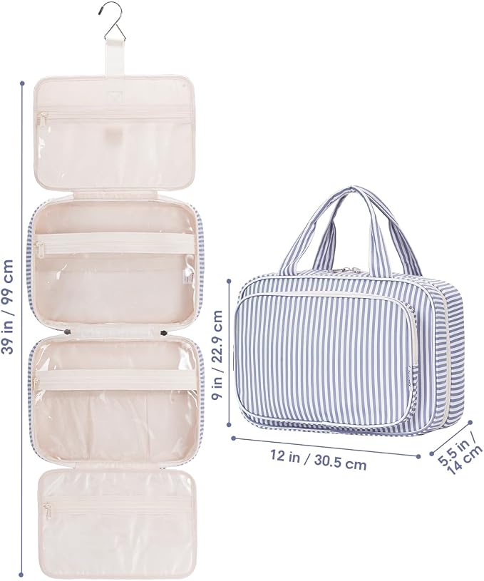 Narwey Striped Travel Toiletry Bag - Image 9