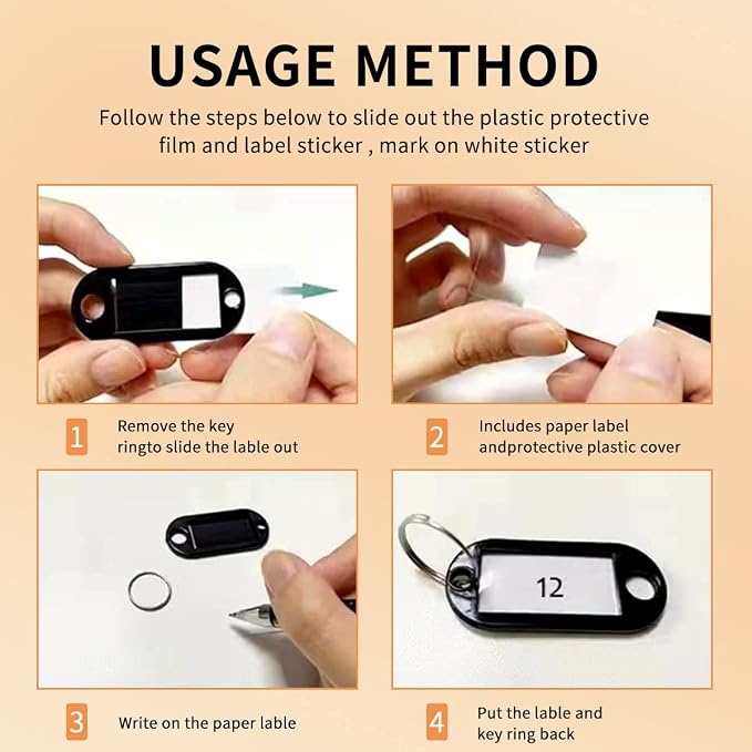 Sdstone Portable Zippered Key Organizer, Fireproof and Waterproof Key Binder - Image 6
