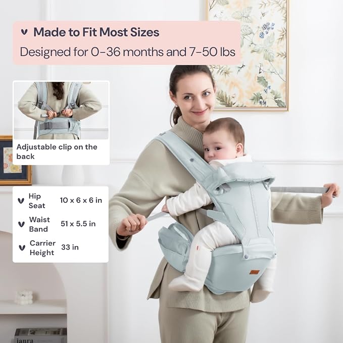 BabbleRoo Grow Carrier – 6-in-1 Baby Carrier - Image 6