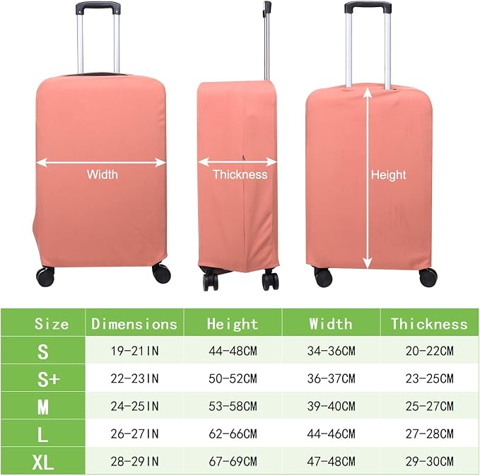 PATIKIL Luggage Cover, Suitcases Covers Elastic Carry on Cover Protector - Image 2