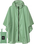 SaphiRose Unisex Rain Poncho Raincoat Hooded by SaphiRose