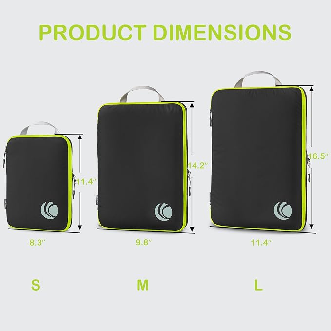 Cipway Compression Packing Cubes, Ultralight Luggage Organizer Bags, Travel - Image 4