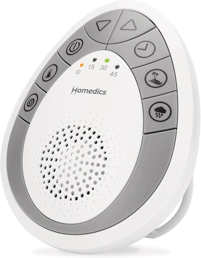 Homedics Rejuvenate Traveler White Noise Sound Machine, Portable Sound Machine by Homedics