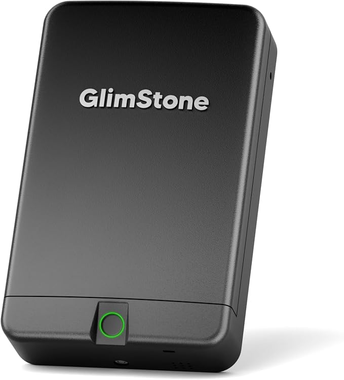 Biometric Gun Safe Travel Case for Pistol, Easy Edition, Quick Access by Glimstone