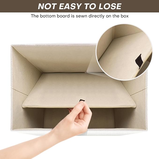 Large 17" 42 Quarts Collapsible Stackable Storage Bins - Image 5
