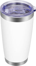 VEGOND 20oz Tumbler with Lid and Straw Stainless Steel Tumbler Cup Vacuum by VEGOND