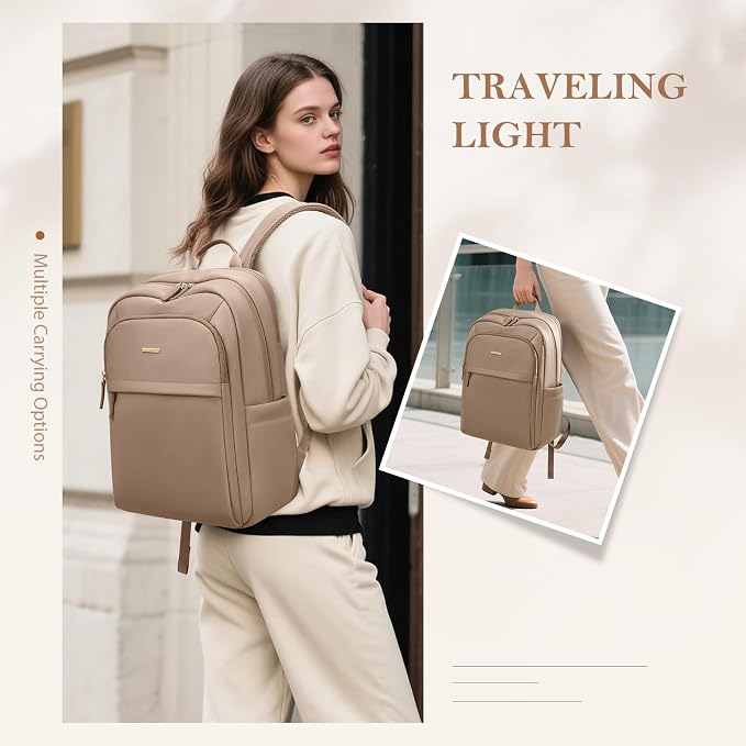Travel Backpack for Women Personal Carry On Bag Business Weekender Hiking - Image 7