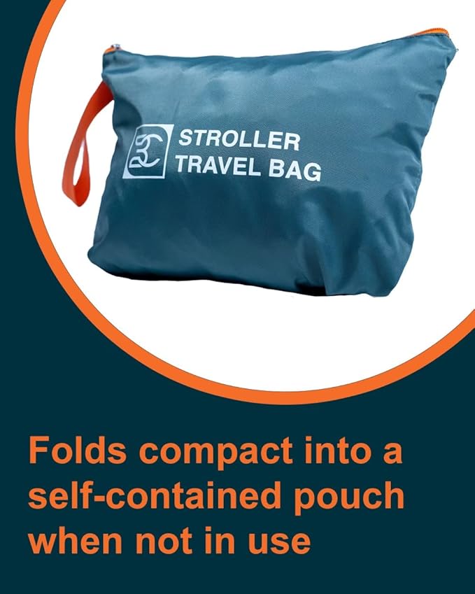 Extra Large, Heavy Duty Stroller and Car Seat Gate Check Bag, Compatible with: - Image 5
