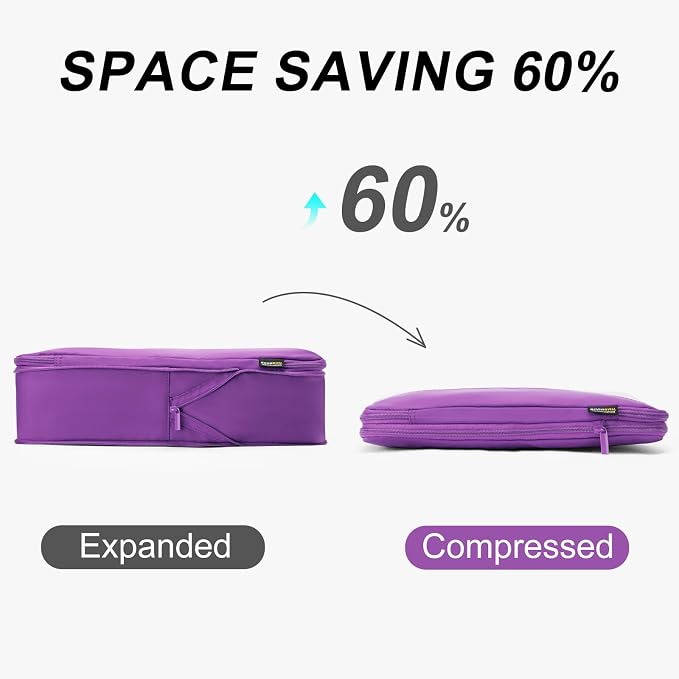 6 Set Compression Packing Cubes - Image 2