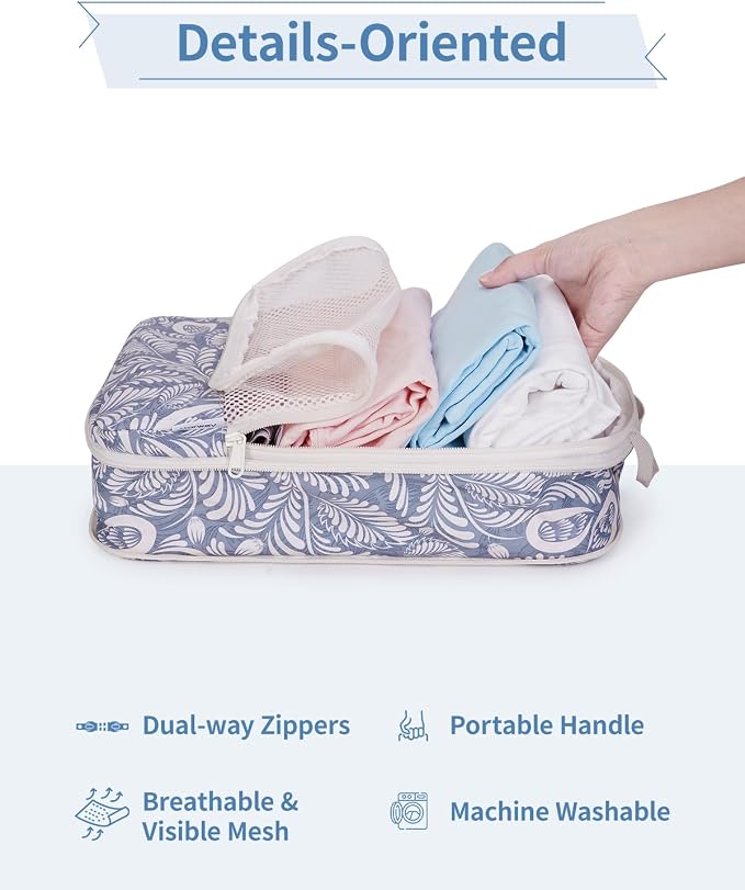 Narwey 6 Set Compression Packing Cubes - Image 6