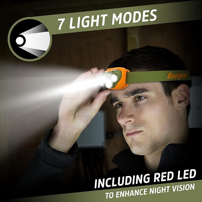 Energizer LED Headlamp PRO, IPX4 Water Resistant Headlamps, High-Performance - Image 3