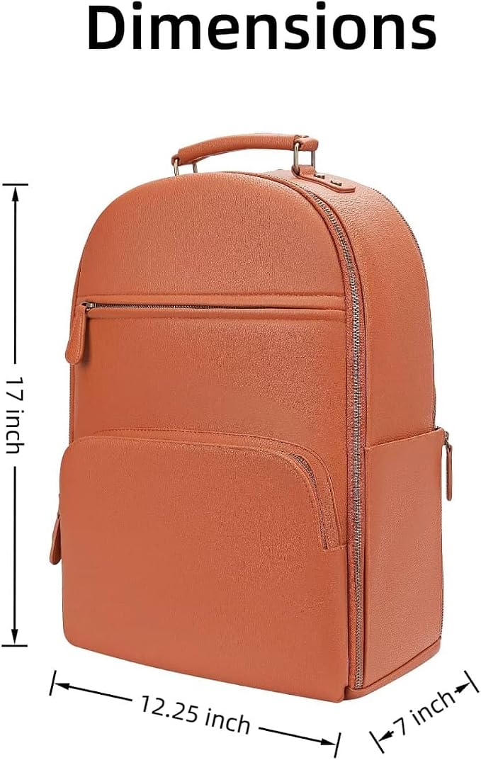 Camera Backpack Classic PU Leather - Image 9