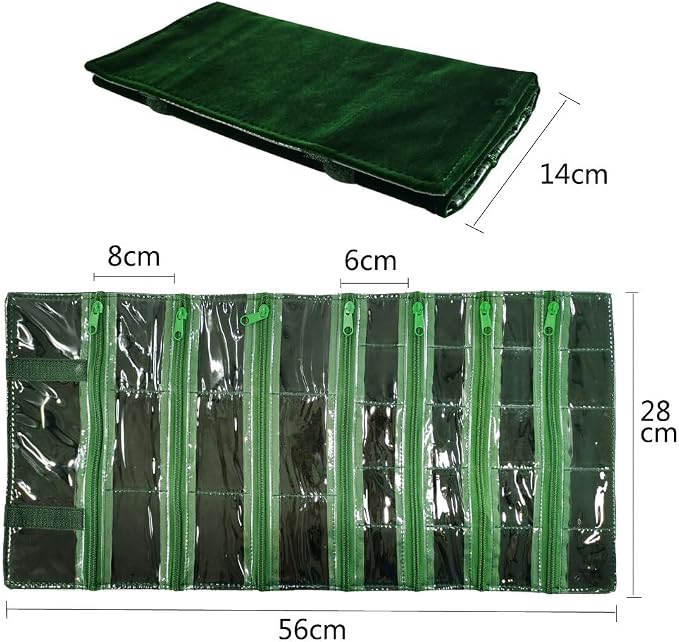 Travel Jewelry Roll Bag Portable Organizer Pouch - Image 2