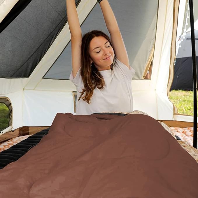KingCamp Sleeping Bag for Adults, Cold Weather & Warm XL Big and Tall Flannel - Image 7