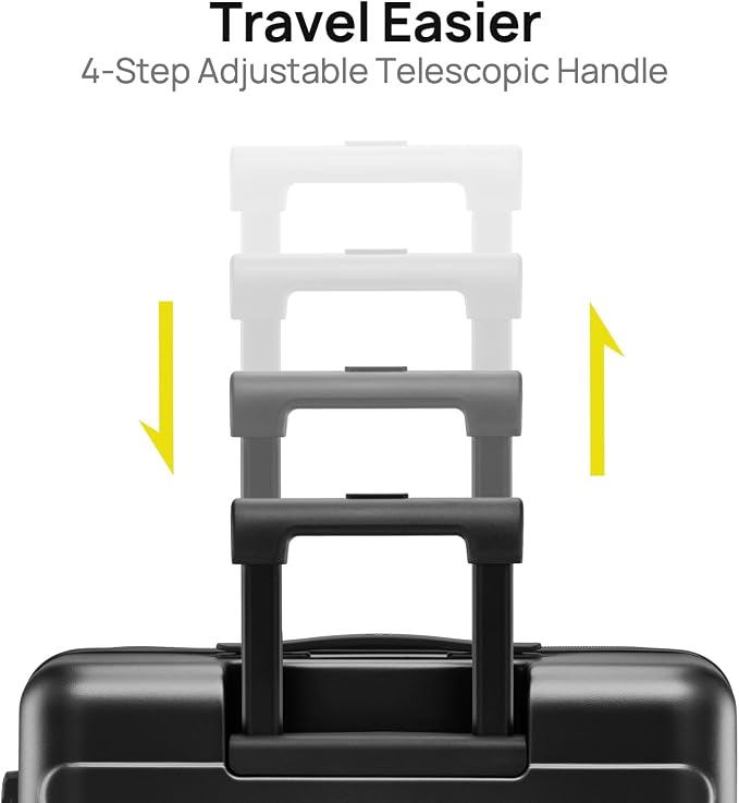 Carry on Luggage 22 X 14 X 9 Airline Approved, 20 Inch Luggage - Image 7