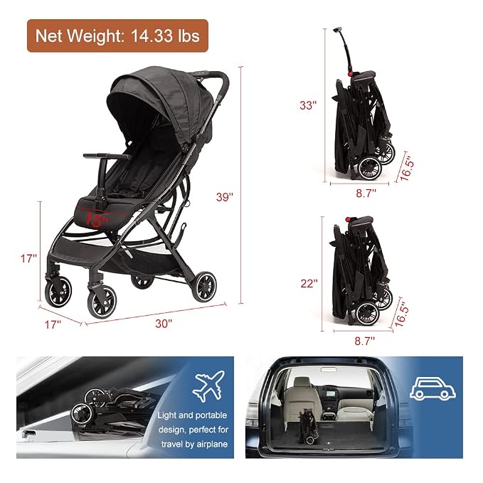 COOL KIDS Portable Stroller - Image 6