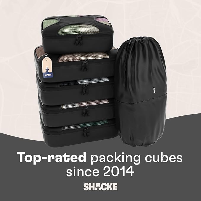 Shacke 6 Set Packing Cubes for Travel - Image 9