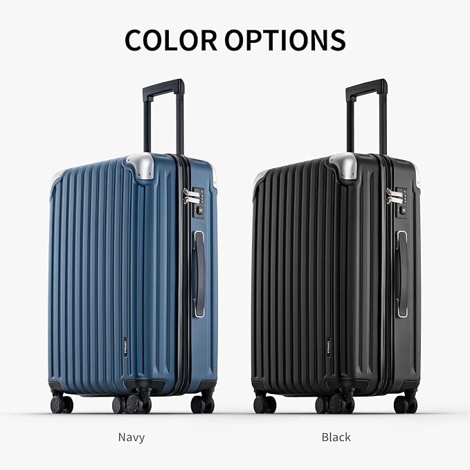 LEVEL8 Grace Luggage, 28 Inch Hardside Suitcase, Abs+Pc Harshell Spinner Luggage - Image 5