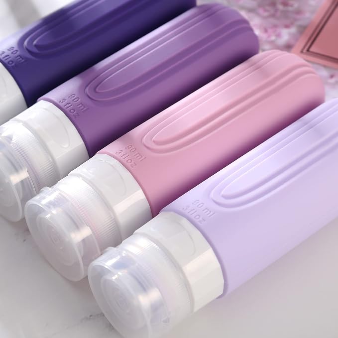 Travel Bottles for Toiletries, Tsa Approved 3oz Travel Size Containers BPA Free - Image 5