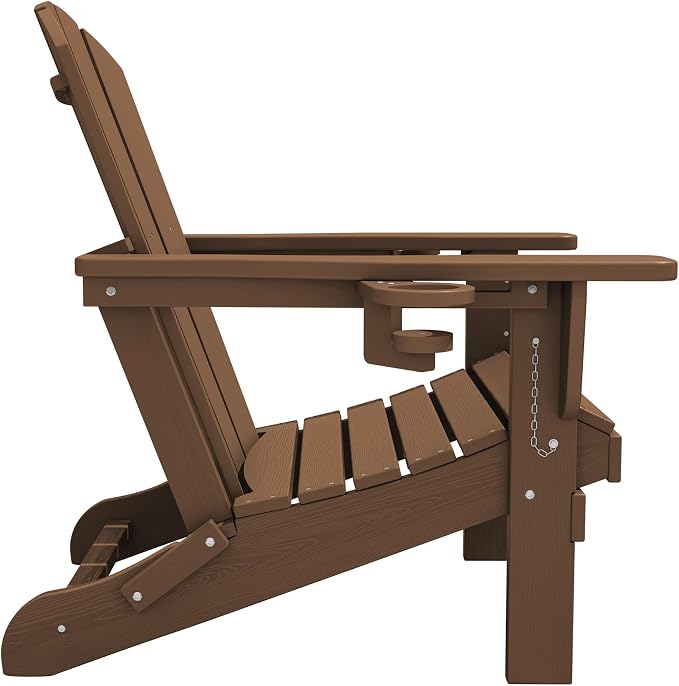 SERWALL Adirondack Chair with Cup Holders - Image 12