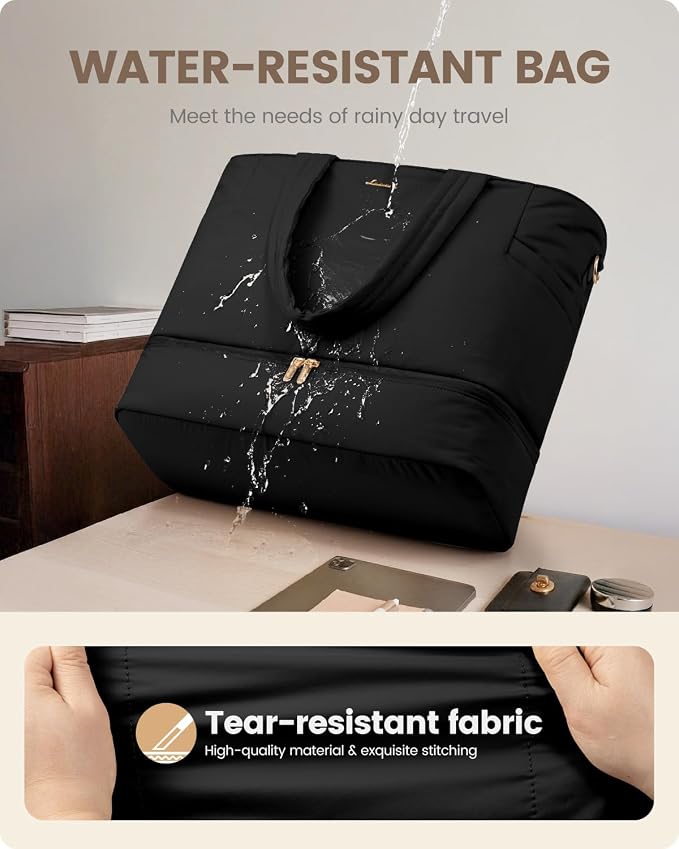 LOVEVOOK Travel Duffle Bag, Puffer Weekender Bags - Image 8