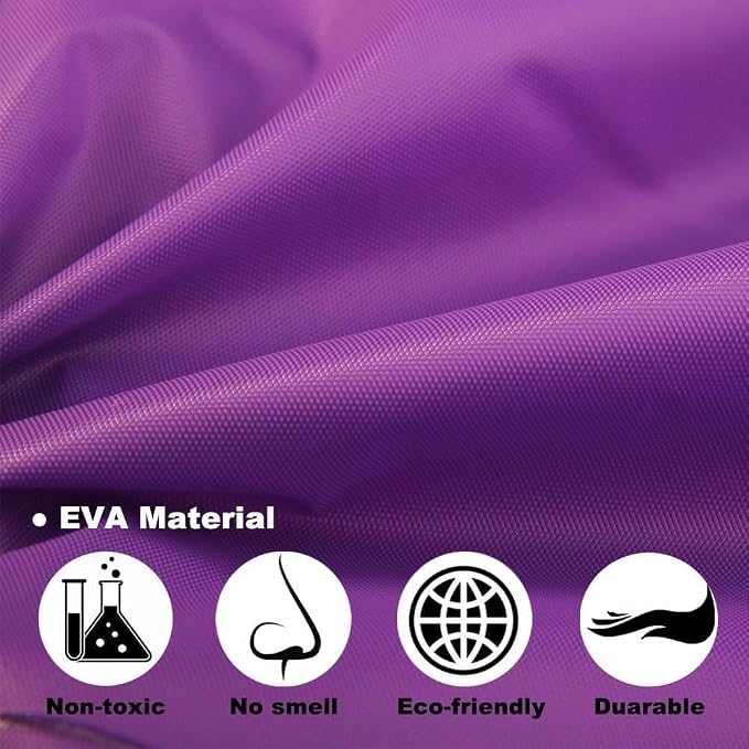 Opret 2 Pack Raincoats for Adults Reusable, EVA Rain Ponchos Lightweight Rain - Image 4
