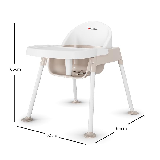 Foundations Secure Sitter 13" Feeding Chair, Stable “No Tip” Feet, 3-Point - Image 3