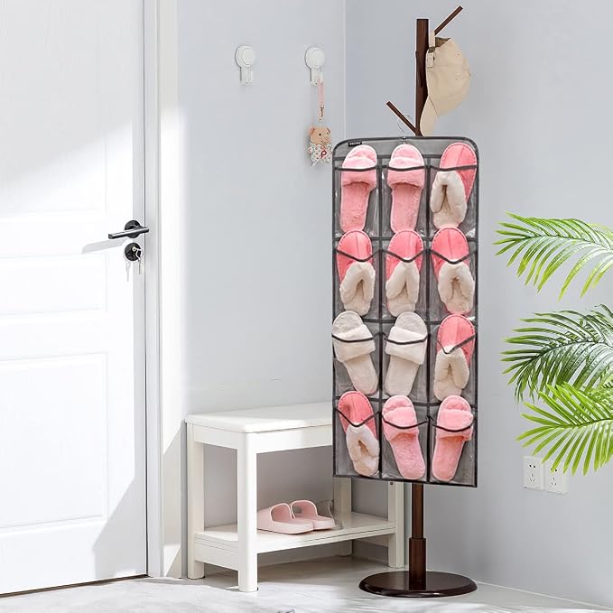 Dual Sided Hanging Shoe Organizer - Image 5