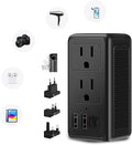 Upgraded 2000W 220V to 110V Voltage Converter US to Europe Travel Adapter by IPLUSO