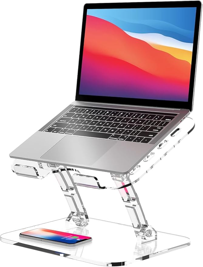 Adjustable Foldable Laptop Stand, Portable Ergonomic Computer Stand by Lpoake