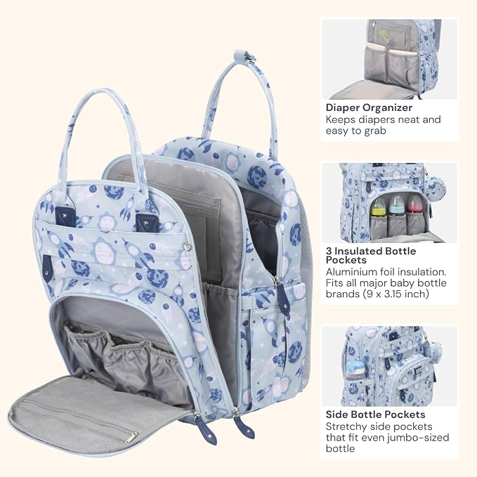 BabbleRoo Diaper Bag Backpack - Image 4