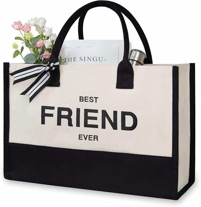 TOPDesign Embroidery Canvas Tote Bag by TOPDesign