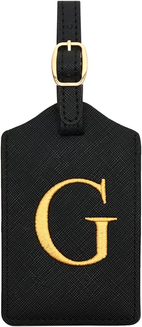 Luggage Tag PU Leather for Suitcase Baggage Handbag Travel Bag Label Suitcase by CHOIEO