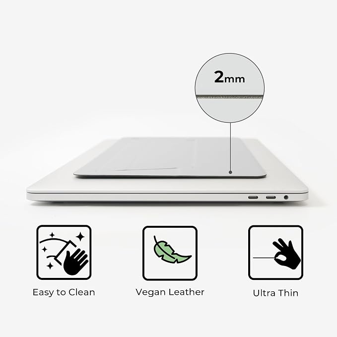 SenseAGE Laptop Stand for Desk, Ergonomic Notebook Stand, Foldable & Portable - Image 3